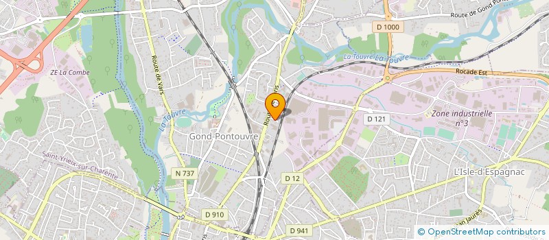 localisation de l'entreprise MADAME SANDRINE FAUCHER  GOND-PONTOUVRE