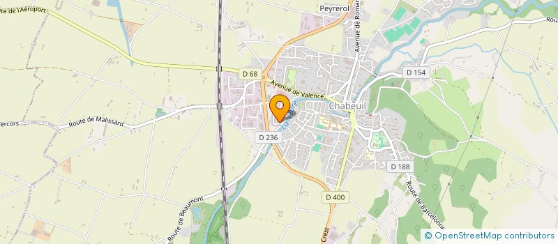 localisation de l'entreprise MADAME SANDRINE FAUCHER BOISSE à CHABEUIL