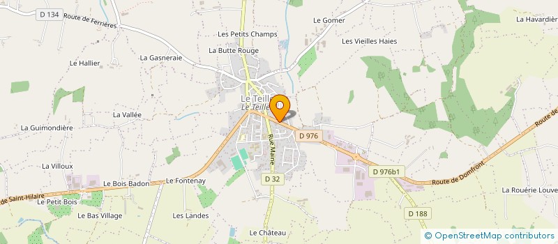 localisation de l'entreprise MADAME SANDRINE FAUCHON  LE TEILLEUL