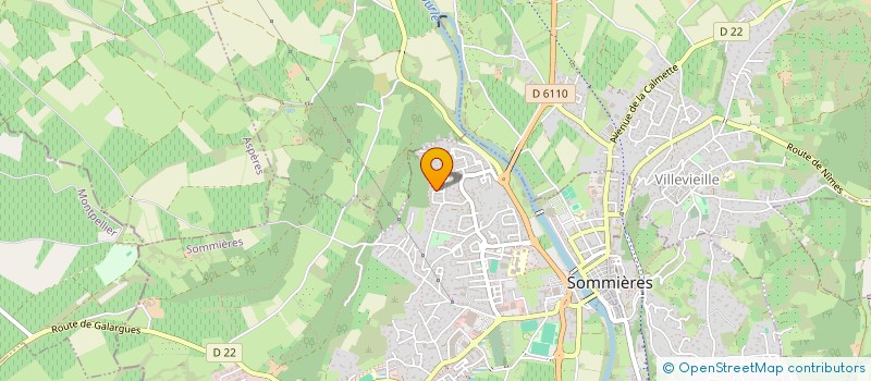 localisation de l'entreprise MADAME SANDRINE FAUGERE  SOMMIERES