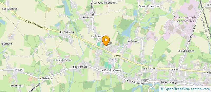 localisation de l'entreprise MADAME SANDRINE FAVIER  BRANGES