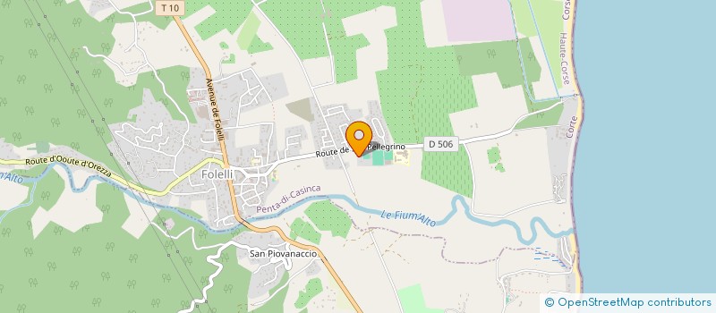 localisation de l'entreprise MADAME SANDRINE FAVRE à SORBO-OCAGNANO