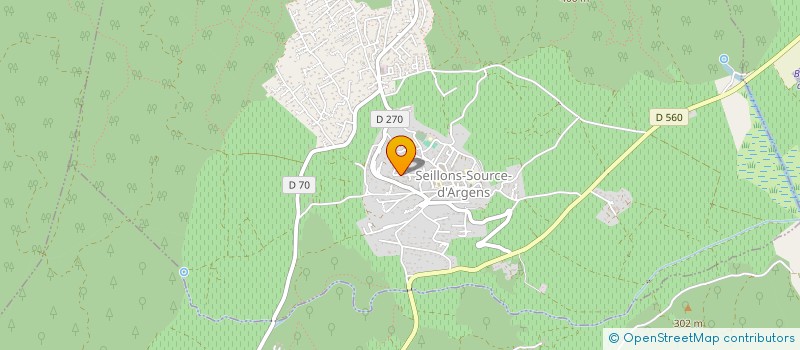 localisation de l'entreprise MADAME SANDRINE FECAMP à SEILLONS-SOURCE-D'ARGENS