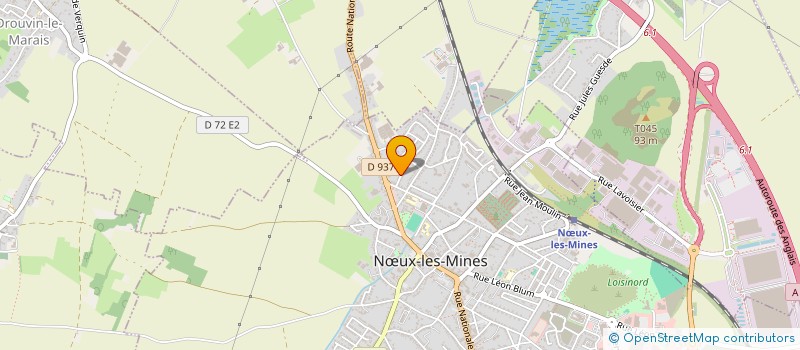 localisation de l'entreprise MADAME SANDRINE FERNANDES à NŒUX-LES-MINES