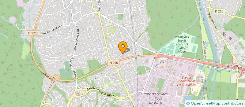 localisation de l'entreprise MADAME SANDRINE FERNANDES  LA TESTE-DE-BUCH