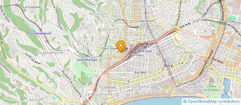 localisation de l'entreprise MADAME SANDRINE FERNANDES à NICE