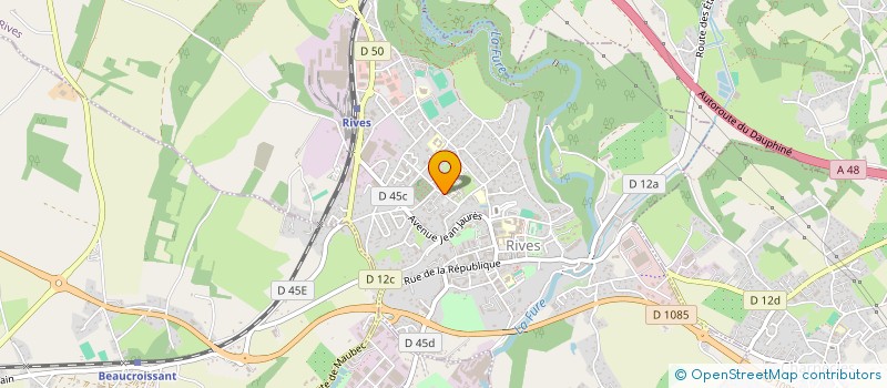 localisation de l'entreprise MADAME SANDRINE FERRARA  RIVES