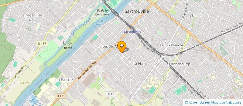 localisation de l'entreprise MADAME SANDRINE FERREBOEUF  MAYET