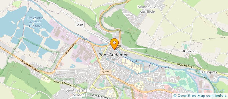 localisation de l'entreprise MADAME SANDRINE FERREIRA à PONT-AUDEMER