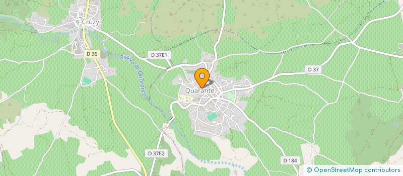 localisation de l'entreprise MADAME SANDRINE FERRERO-ESCANERO à QUARANTE