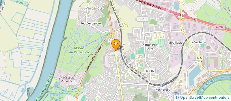 localisation de l'entreprise MADAME SANDRINE FERRON  ROCHEFORT