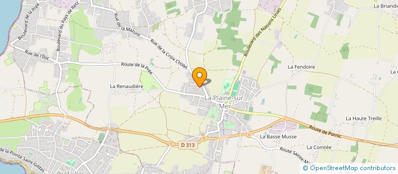 localisation de l'entreprise MADAME SANDRINE FESSARD à LA PLAINE-SUR-MER