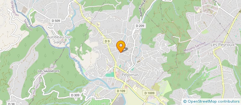 localisation de l'entreprise MADAME SANDRINE FIANDESIO à PEGOMAS