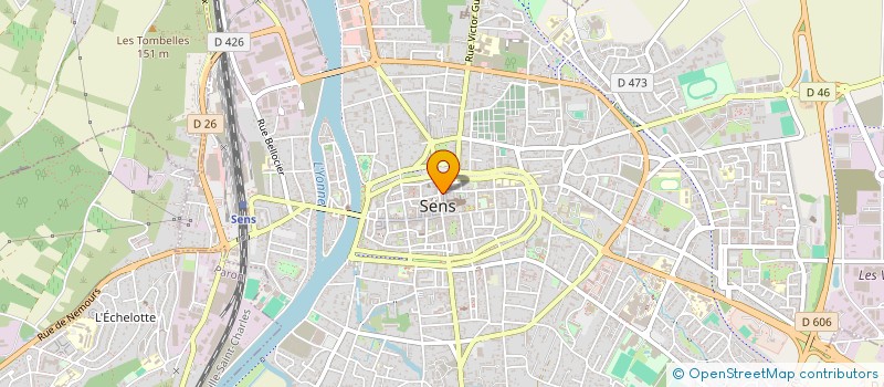 localisation de l'entreprise MADAME SANDRINE FICHOT  SENS