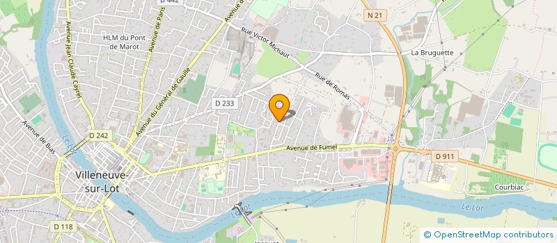 localisation de l'entreprise MADAME SANDRINE FILHOL à VILLENEUVE-SUR-LOT