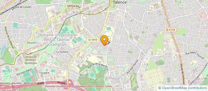 localisation de l'entreprise MADAME SANDRINE FLAMENT à TALENCE