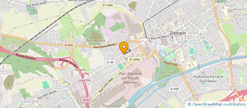 localisation de l'entreprise MADAME SANDRINE FLAMENT à DENAIN