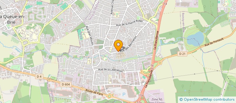 localisation de l'entreprise MADAME SANDRINE FLANDRE  PONTAULT-COMBAULT