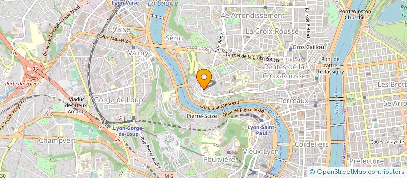localisation de l'entreprise MADAME SANDRINE FLAVIER à LYON