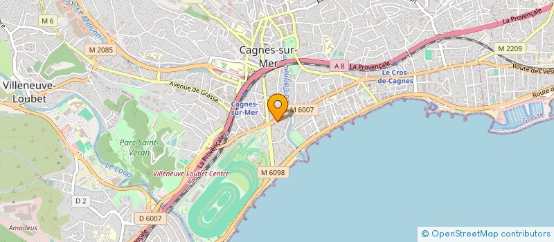 localisation de l'entreprise MADAME SANDRINE FLEUR à CAGNES-SUR-MER