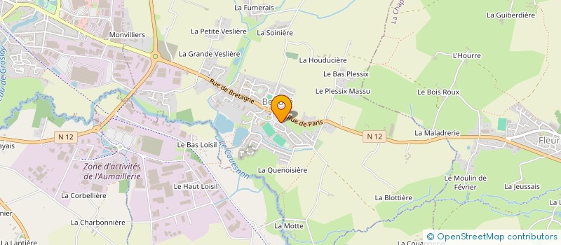 localisation de l'entreprise MADAME SANDRINE FLEURY  BEAUCE