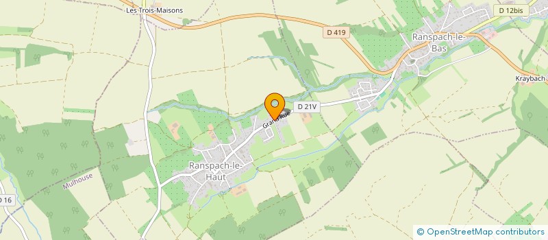 localisation de l'entreprise MADAME SANDRINE FLOCK  RANSPACH-LE-HAUT