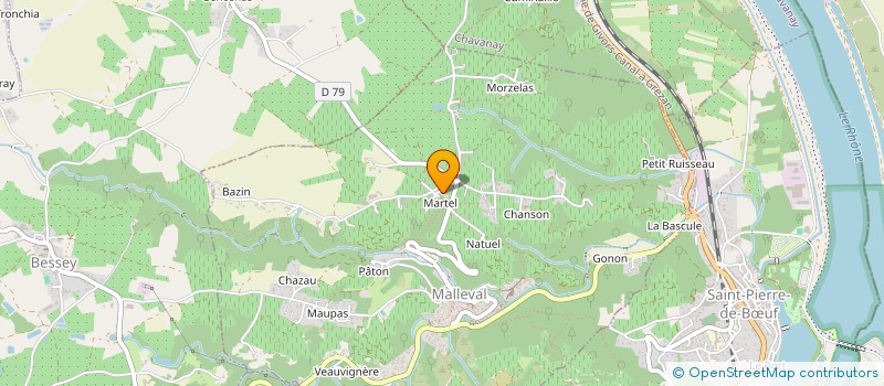 localisation de l'entreprise MADAME SANDRINE FLORENT  MALLEVAL