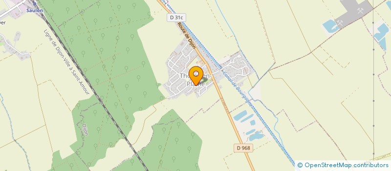 localisation de l'entreprise MADAME SANDRINE FLUCHOT  THOREY-EN-PLAINE