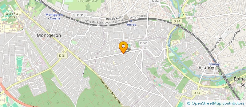 localisation de l'entreprise MADAME SANDRINE FORLINI  YERRES