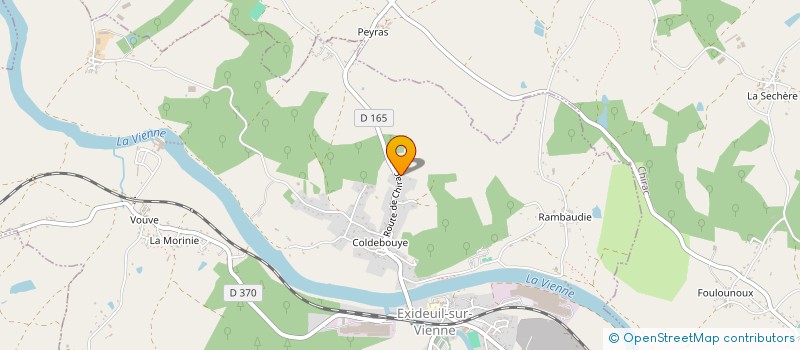 localisation de l'entreprise MADAME SANDRINE FORT  EXIDEUIL-SUR-VIENNE