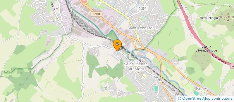 localisation de l'entreprise MADAME SANDRINE FORTIN  SAINT-ETIENNE-AU-MONT