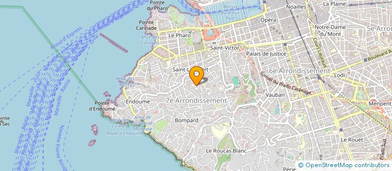 localisation de l'entreprise MADAME SANDRINE FOSSE  MARSEILLE