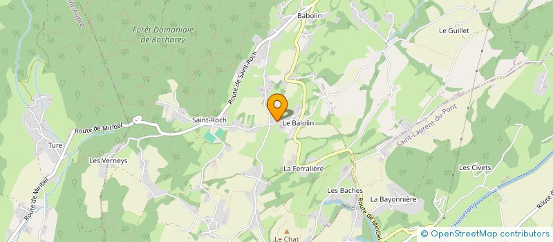 localisation de l'entreprise MADAME SANDRINE FOUCAUD à MIRIBEL-LES-ECHELLES