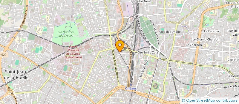 localisation de l'entreprise MADAME SANDRINE FOUCAUT à ORLEANS