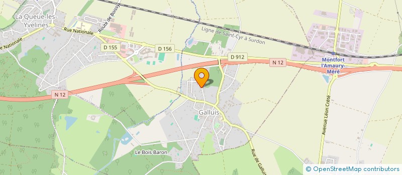 localisation de l'entreprise MADAME SANDRINE FOUCONNIER  GALLUIS