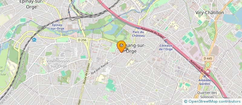 localisation de l'entreprise MADAME SANDRINE FOUGERE  MORSANG-SUR-ORGE