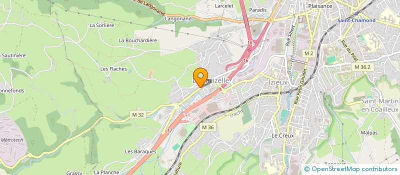 localisation de l'entreprise MADAME SANDRINE FOUILLER  SAINT-CHAMOND