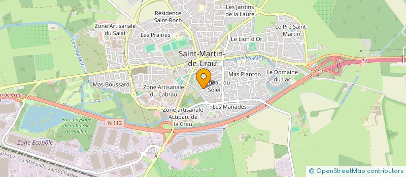 localisation de l'entreprise MADAME SANDRINE FOUQUE à SAINT-MARTIN-DE-CRAU