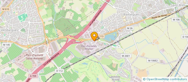 localisation de l'entreprise MADAME SANDRINE FOURCADE à BAILLARGUES