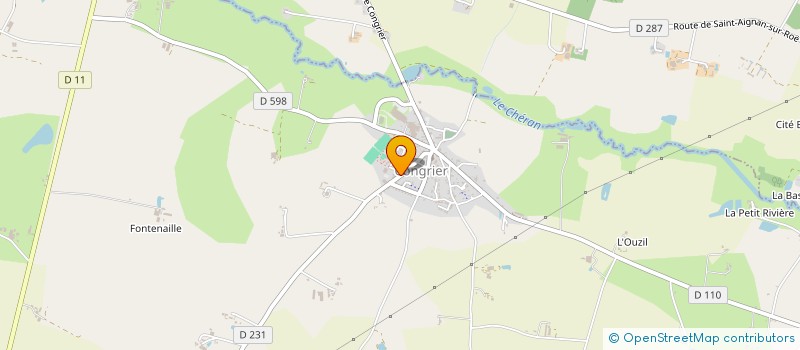 localisation de l'entreprise MADAME SANDRINE FOUREL  CONGRIER