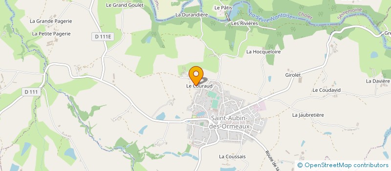 localisation de l'entreprise MADAME SANDRINE FOURNIER  LES HERBIERS