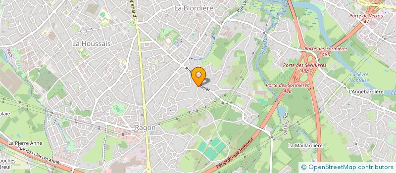 localisation de l'entreprise MADAME SANDRINE FOURNIER  REZE