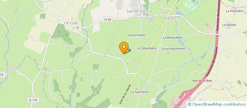 localisation de l'entreprise MADAME SANDRINE FOURRIERE  LE PARC