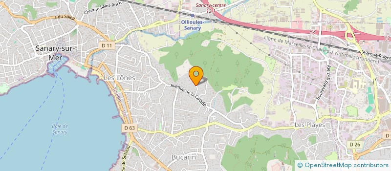 localisation de l'entreprise MADAME SANDRINE FRANCK-DESERT à SIX-FOURS-LES-PLAGES