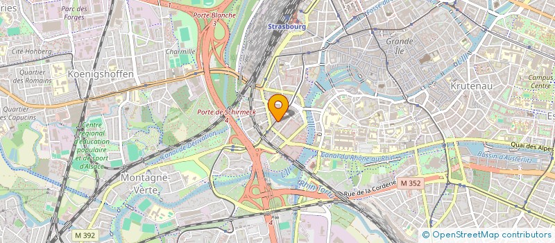 localisation de l'entreprise MADAME SANDRINE FRANCOIS  STRASBOURG