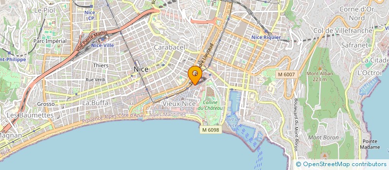 localisation de l'entreprise MADAME SANDRINE FRANCOISE THAUBY à NICE