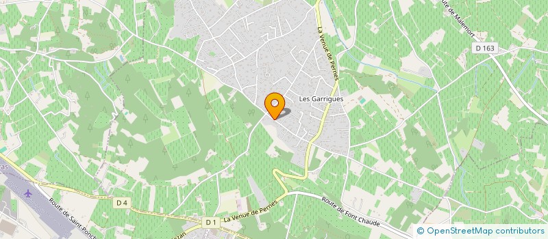 localisation de l'entreprise MADAME SANDRINE FRATINI  ALBIERES