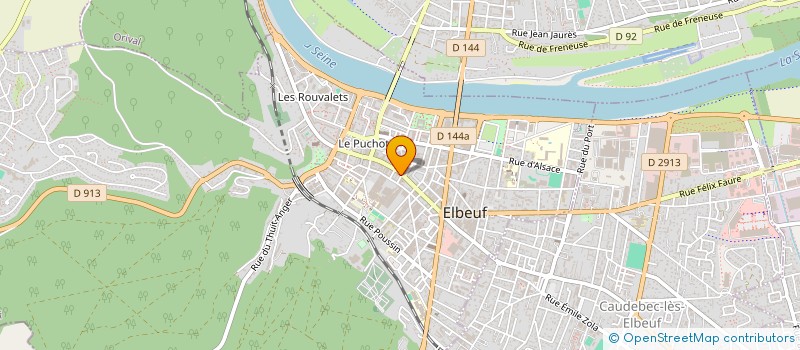 localisation de l'entreprise MADAME SANDRINE FRERET  ELBEUF