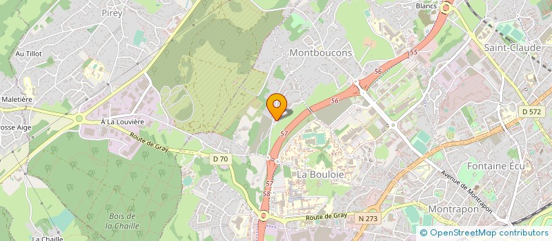 localisation de l'entreprise MADAME SANDRINE FRERY  LA CRAU