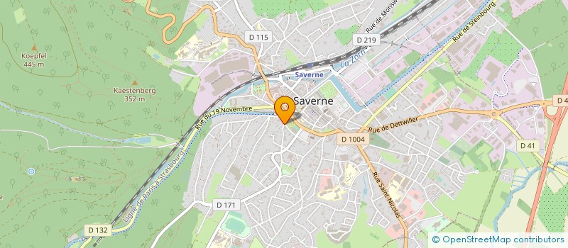 localisation de l'entreprise MADAME SANDRINE FRITSCH à SAVERNE
